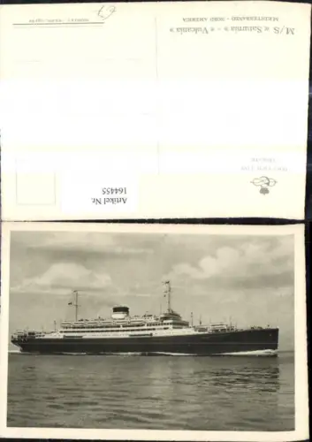 164455,Hochseeschiff Schiff Dampfer M/S Saturnia Vulcania Cosulich Line Trieste