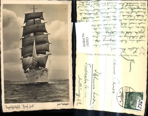 182023,Segelschiff Schiff Segelschulschiff Gorch Fock