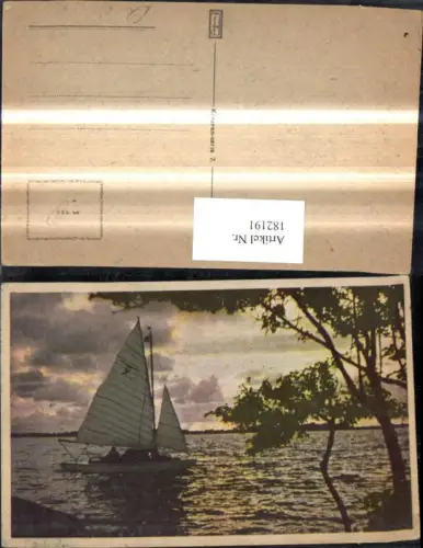 182191,Segelboot Segelschiff Boot