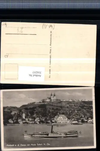 316257,Marbach an d. Donau Totale m. Maria Taferl Dampfer