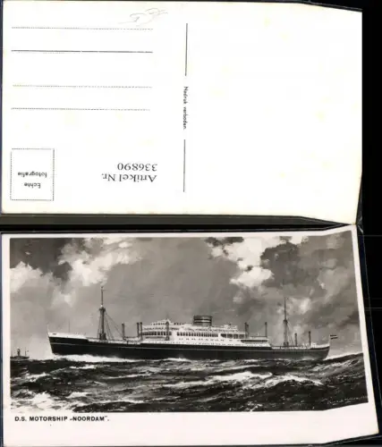 336890,Foto Ak Hochseeschiff Schiff D.S. Motorship Noordam