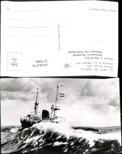 337006,Foto Ak Hochseeschiff Schiff m.t. Witte Zee L. Smit Co