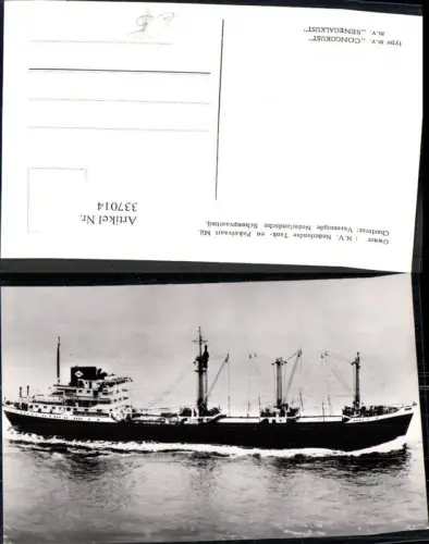 337014,Foto Ak Hochseeschiff Schiff m.v. Congokust m.v. Senegalkust N.V. Nederlands Tank en Paketvaart Mij Shell Tankers