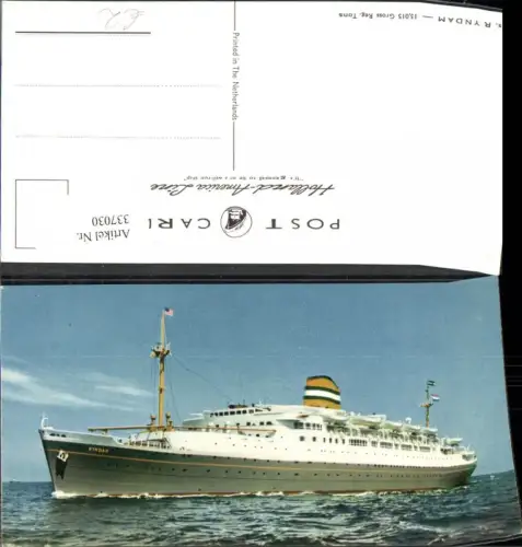 337030,Hochseeschiff Schiff m.v. Ryndam Holland America Line