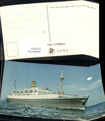 337032,Hochseeschiff Schiff m.v. Maasdam Holland America Line