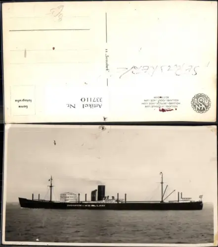 337110,Foto Ak Hochseeschiff Schiff Serooskerk Holland Australie Lijn