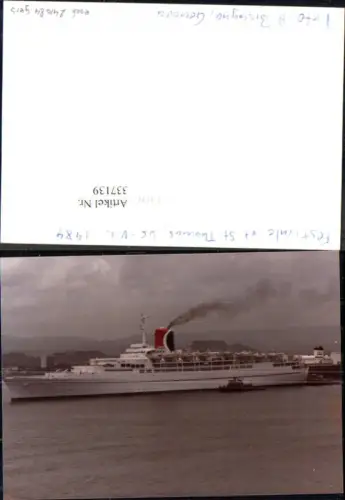 337139,Foto Hochseeschiff Schiff Dampfer Festivale at St Thomas 1984