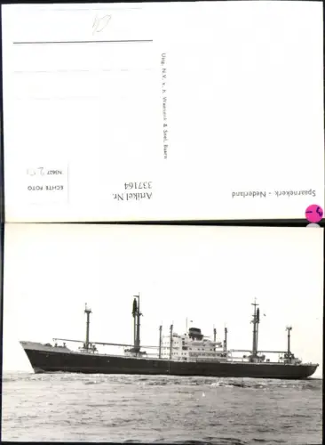 337164,Foto Ak Hochseeschiff Schiff Spaarnekerk Nederland