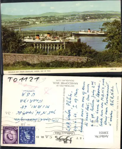 339551,Schiff Hochseeschiffe Douglas Bay form Douglas Head Isle of Man