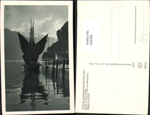 430394,Künstler Ak Schiff Segelschiff a. Anleger pub Kilophot 20644