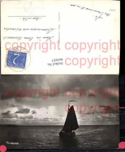 465957,Segelschiff Segelboot Thuiskomst Stimmungsbild