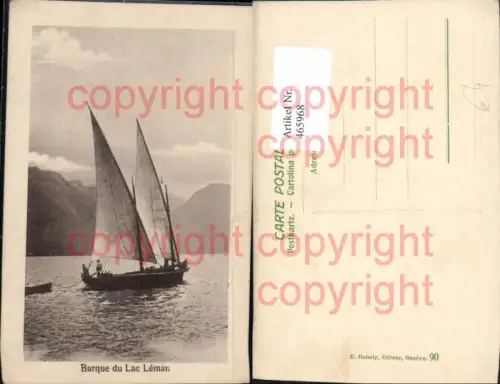 465968,Segelschiff Segelboot Barque du Lac Leman