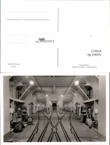 479413,Foto Ak Fährschiff Deutschland Wagendeck Hochseeschiff Schiff Fähre