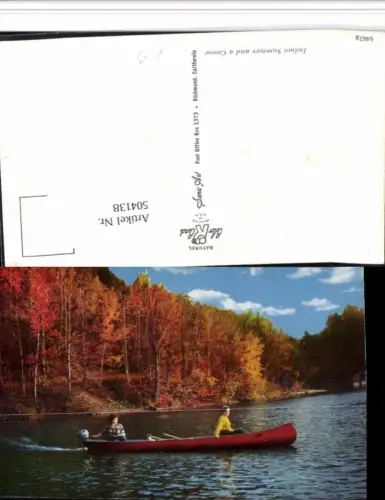 504138,Indian Summer and a Canoe Kanu Boot Wald