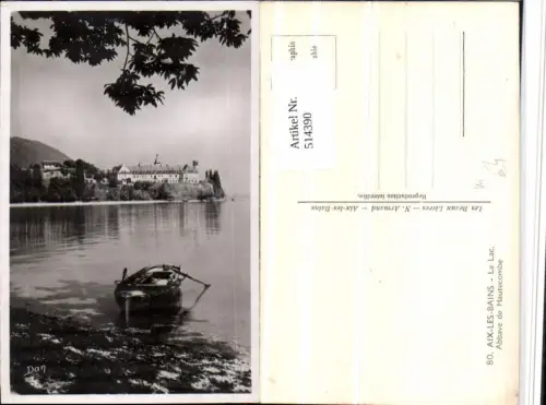 514390,Aix-les-Bains Le Lac See Ruderboot Boot