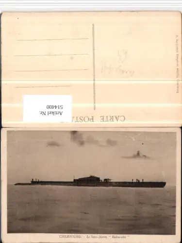 514400,Cherbourg Le Sous-Marin Redoutable Kriegsschiff Schiff