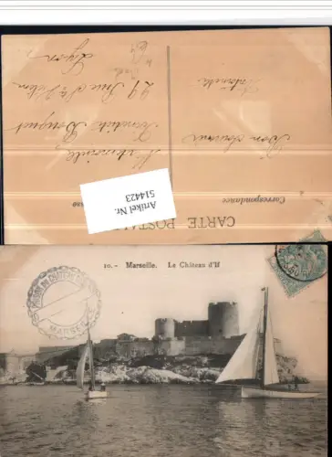 514423,Marseille Le Chateau d'If Segelboote Boote