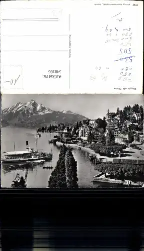 540186,Weggie m. Pilatus Dampfer Uri Binnenschiff Schiff