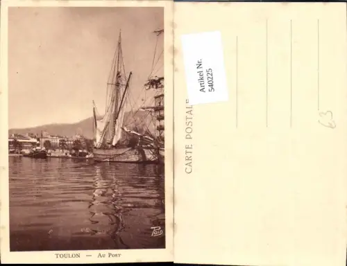 540225,Toulon au Port Segelschiff Segelboot Schiff