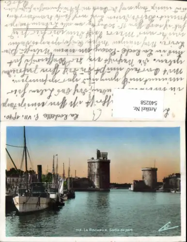 540258,La Rochelle Sortie du port Dampfer Hochseeschiff Schiff