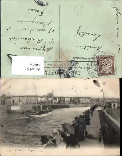 540262,Dieppe La Jetee Dampfer Hochseeschiff Schiff