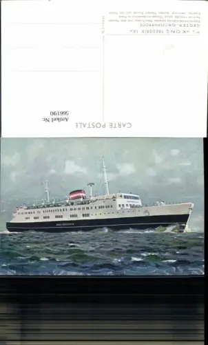 566190,Schiff Hochseeschiff Dampfer M/F Kong Frederik IX Gedser-Grossenbrode