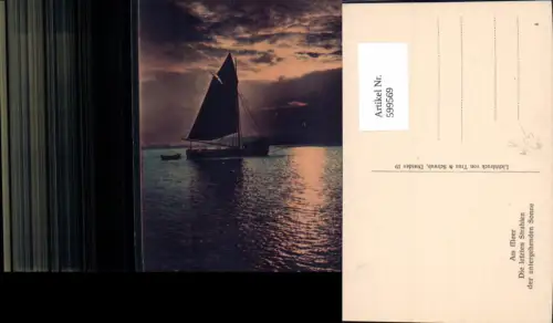 599569,Segelschiff Segelboot Boot Am Meer Sonnenuntergang pub Trau e Schwab