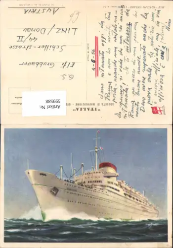 599588,Schiff Hochseeschiff M/N Giulio Cesare Italia