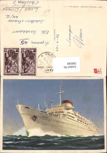 599589,Schiff Hochseeschiff M/N Giulio Cesare Italia