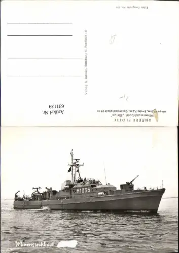 631139,Schiff Marine Minensuchboot Sirius M1055