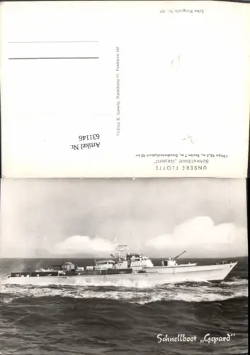 631146,Schiff Marine Schnellboot Gepard P6098