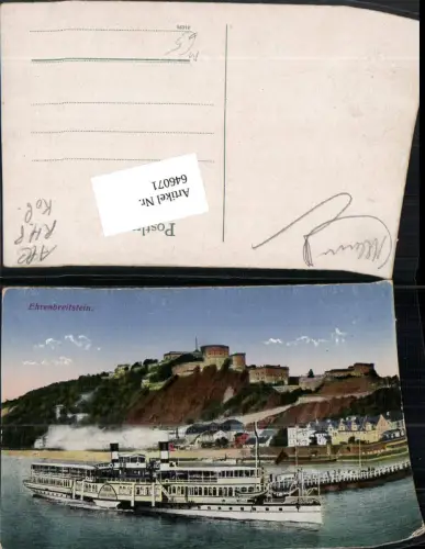 646071,Schifffahrt Schiff Dampfer Ehrenbreitenstein Binnenschiff Koblenz