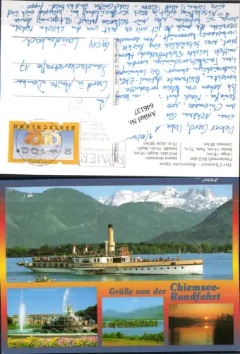 646137,Schifffahrt Schiff Dampfer Binnenschiff Chiemsee Ludwig Fessler