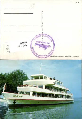 646145,Schifffahrt Schiff Binnenschiff Motorschiff Vorarlberg Schiffsstempel Bregenz