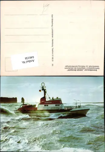 646158,Schifffahrt Schiff Hochseeschiff Seenotkreuzer Adolph Bermpohl Helgoland