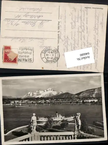 646680,Geneve Genf Mont Blanc Dampfer Genfersee Schiff