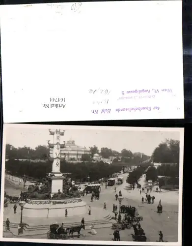 164744,Foto Ak Strassenbahn Wien Praterstern Tegetthoff-Denkmal pub Verein d. Eisenbahnfreunde 162/13