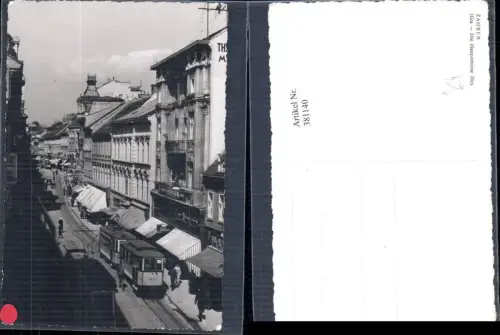 381140,Foto Ak Straßenbahn Zabreb Ilica Hauptstraße