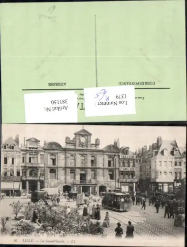 381150,Straßenbahn Lille La Grand Garde Tram Tramway Kutsche