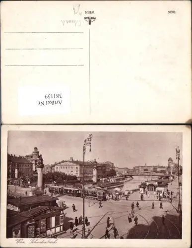 381159,Straßenbahn Wien Schwedenbrücke Verkehr