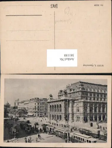 381188,Straßenbahn Wien Opernring Ringlinien Opern