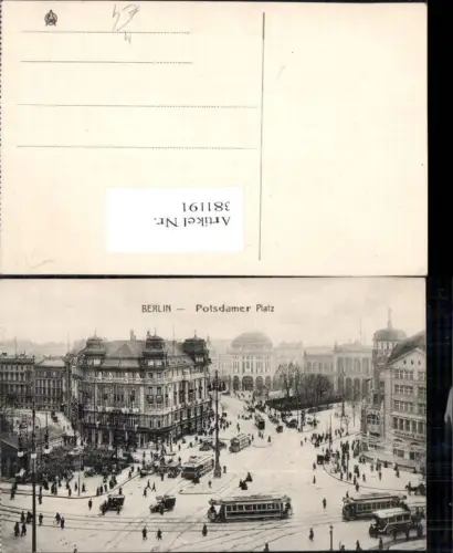 381191,Straßenbahn Berlin Potsdamer Platz Verkehr