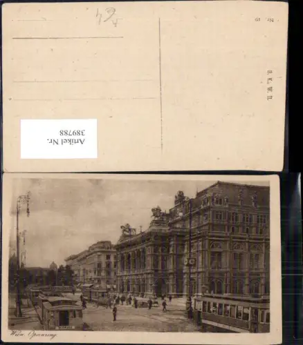 389788,Straßenbahn Wien Opernring Staatsoper Oper