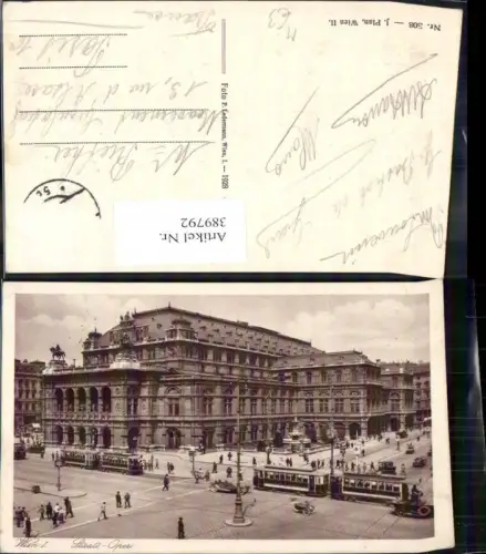 389792,Straßenbahn Wien Staatsoper Oper Ringlinie