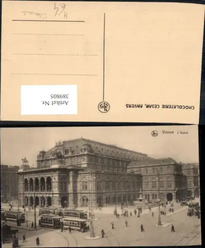 389805,Straßenbahn Vienne Wien L Opera Oper Ringlinie