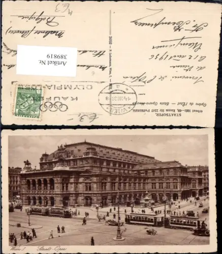 389819,Straßenbahn Wien Staatsoper Oper Automobil