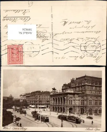 389824,Straßenbahn Wien Opernring Staatsoper Oper Ringlinie Litfaßsäule