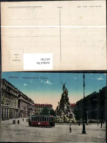 431781,Torino Monumento al Frejus Straßenbahn Denkmal