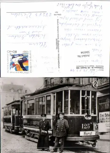 504194,Repro Gelsenkirchen Triebwagen Nr. 125 Baujahr 1902 Straßenbahn