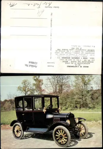 124864,Automobil Oldtimer Fort T Conduite Interieure 1919